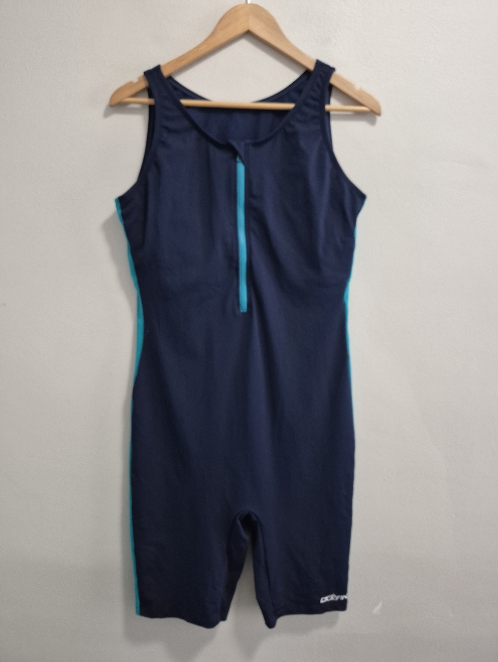 Dolfin Navy Blue Unitard Rashguard Surf Wear Swimsuit Size 16